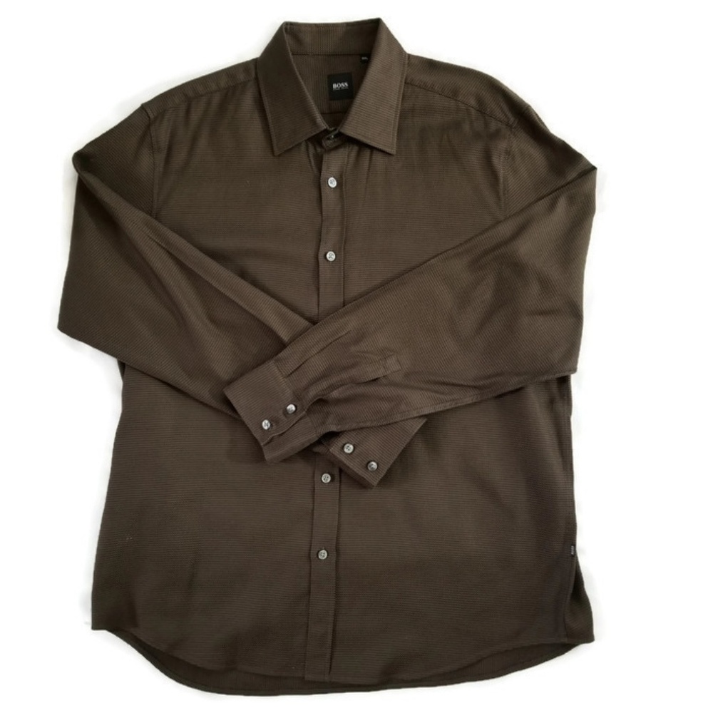 Hugo Boss Long Sleeve Botton Down Shirt